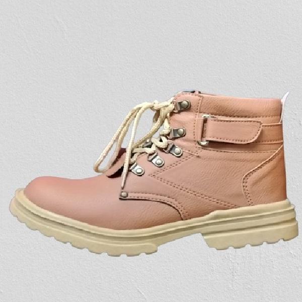 Men's Synthetic Leather Semi-Formal Knee High Boots (MUSTARD - CAT)