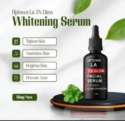 Uptown La 3x Glow Facial Serum For Mens