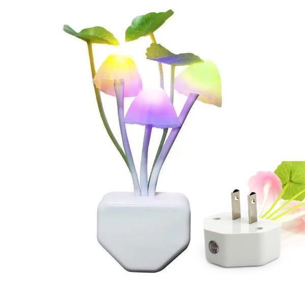 LED Mushroom Sensor Night Light - Pack Of 4