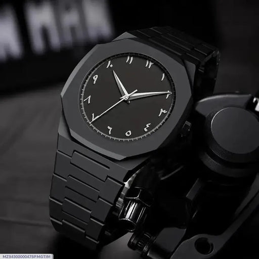 Bkack Arabic Watch